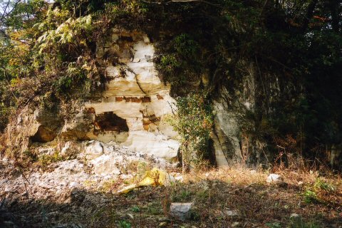 半田青田の地下工場跡写真