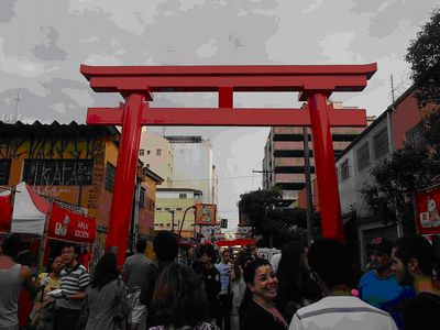 ブラジルサンパウロ日本人街写真1