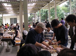 ローストチキン試食