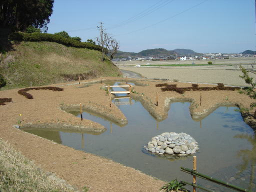 ビオトープ（メダカ池）の造成