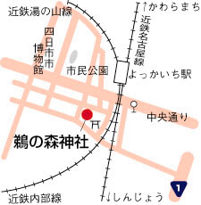 鵜の森神社周辺地図