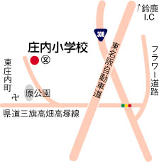 庄内小学校周辺地図