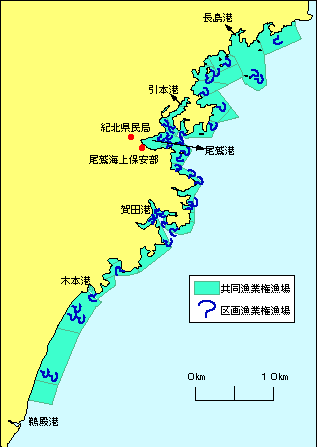 熊野灘沿岸の地図
