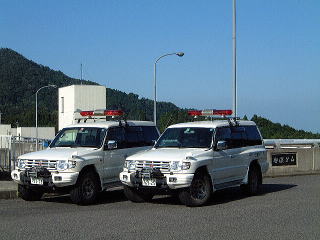 写真：警報車