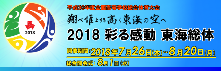 平成30年度全国高等学校総合体育大会（インターハイ ）タイトル