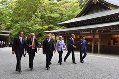 Ise Jingu G7 Summit walking
