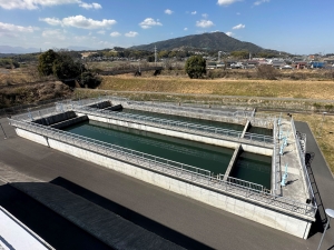 野代ポンプ所沈砂池