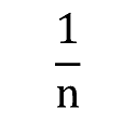 1/n