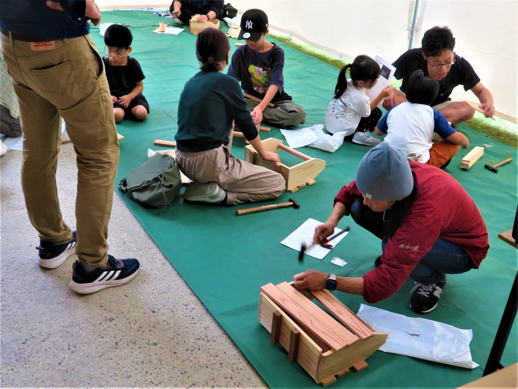 マガジンラック制作体験