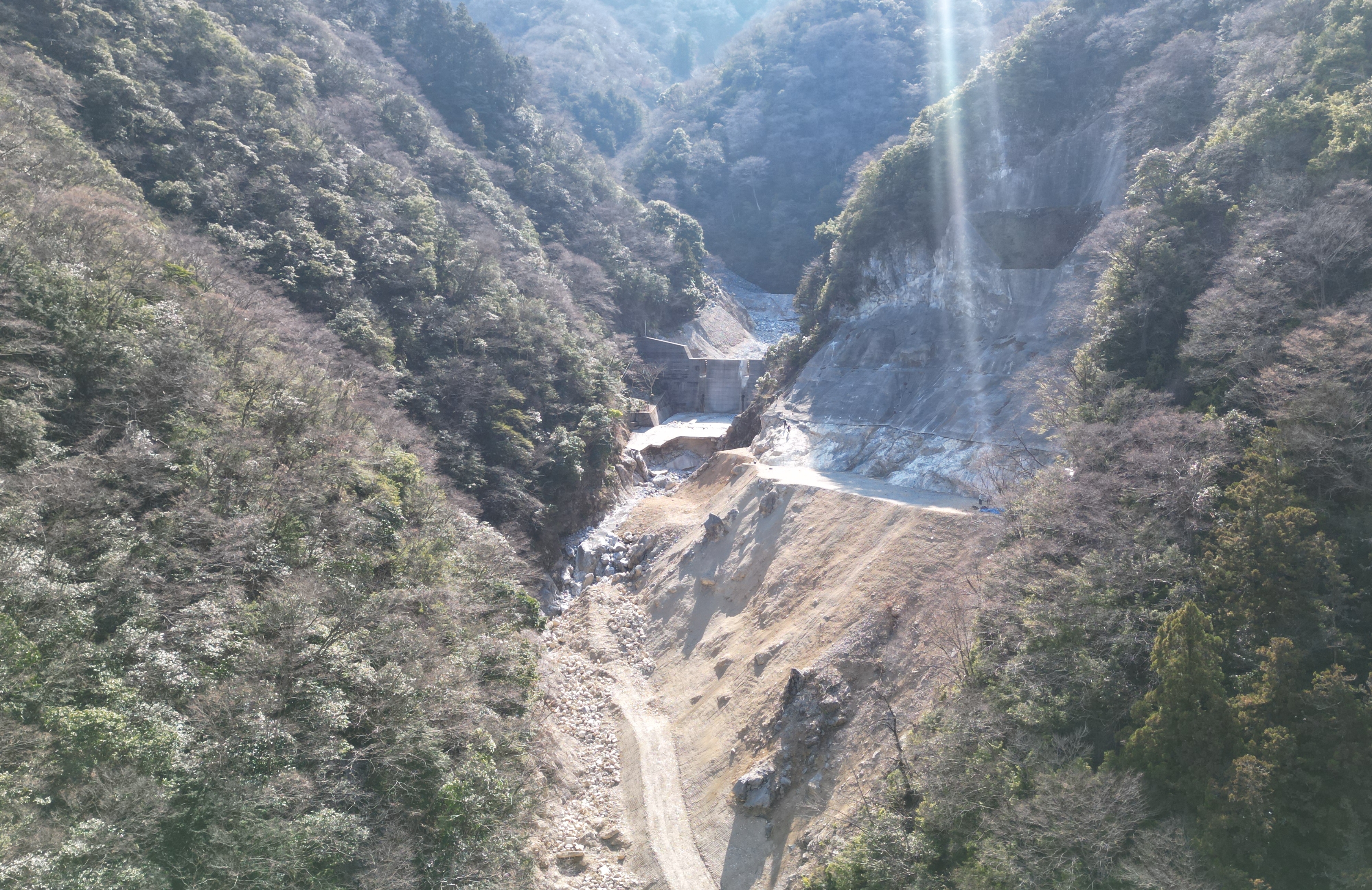 小滝川　砂防事業　写真